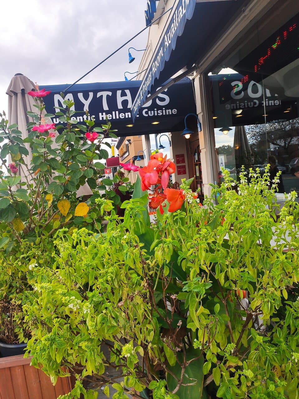 Greek restaurant 'Mythos"