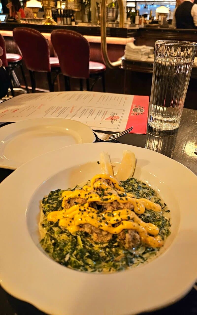 Excellent dining experience! Amazing waitress and bartending although bar staff aloof, the host was huggable and a marvel. Amazing food and drinks! Will be back. Was shocked we needed reservations on a Monday night but I could see why!! Only thought the potato cream and zucchini base for my salmon needed salt. 4.9 stars of 5!