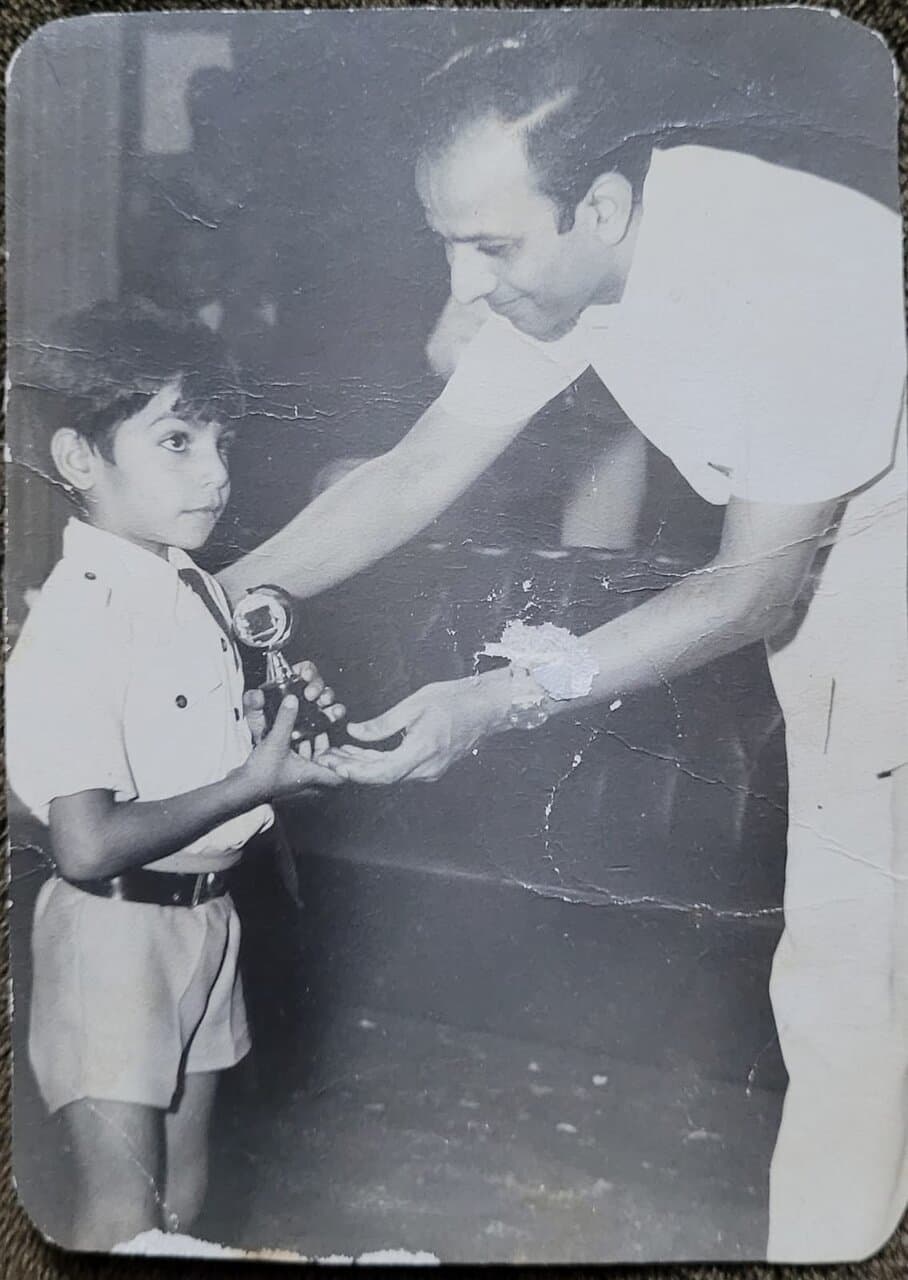 My childhood prize from governor