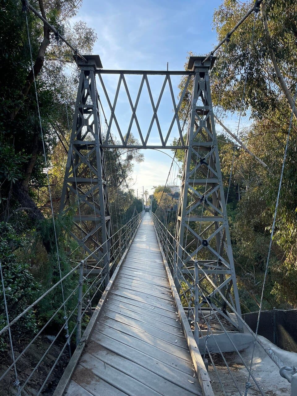 Spruce Street Suspension Bridge