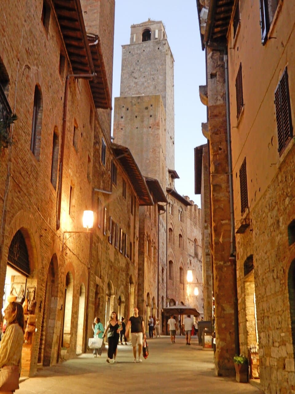 La via di sera