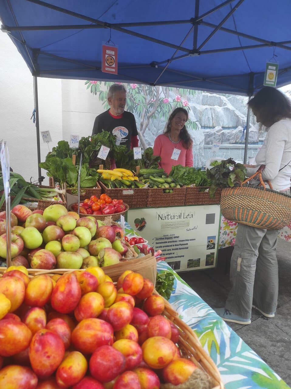 Natural Lea bounty of spray free fresh produce