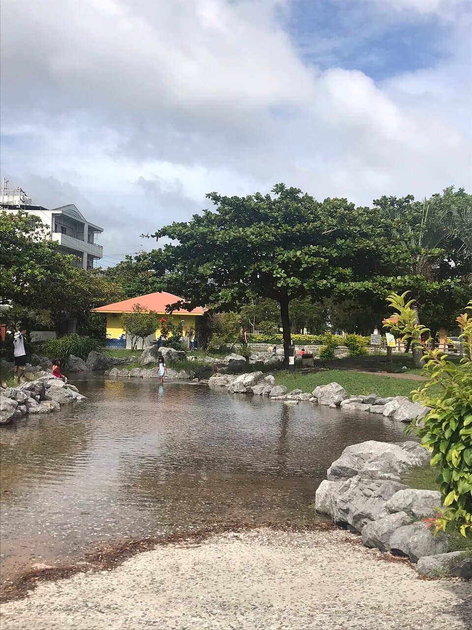 水遊びエリア