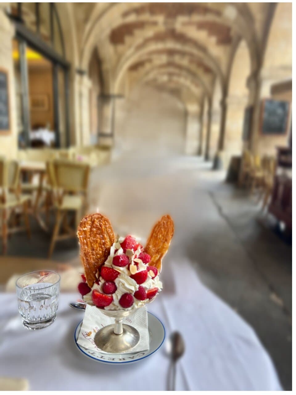 Our shared dessert