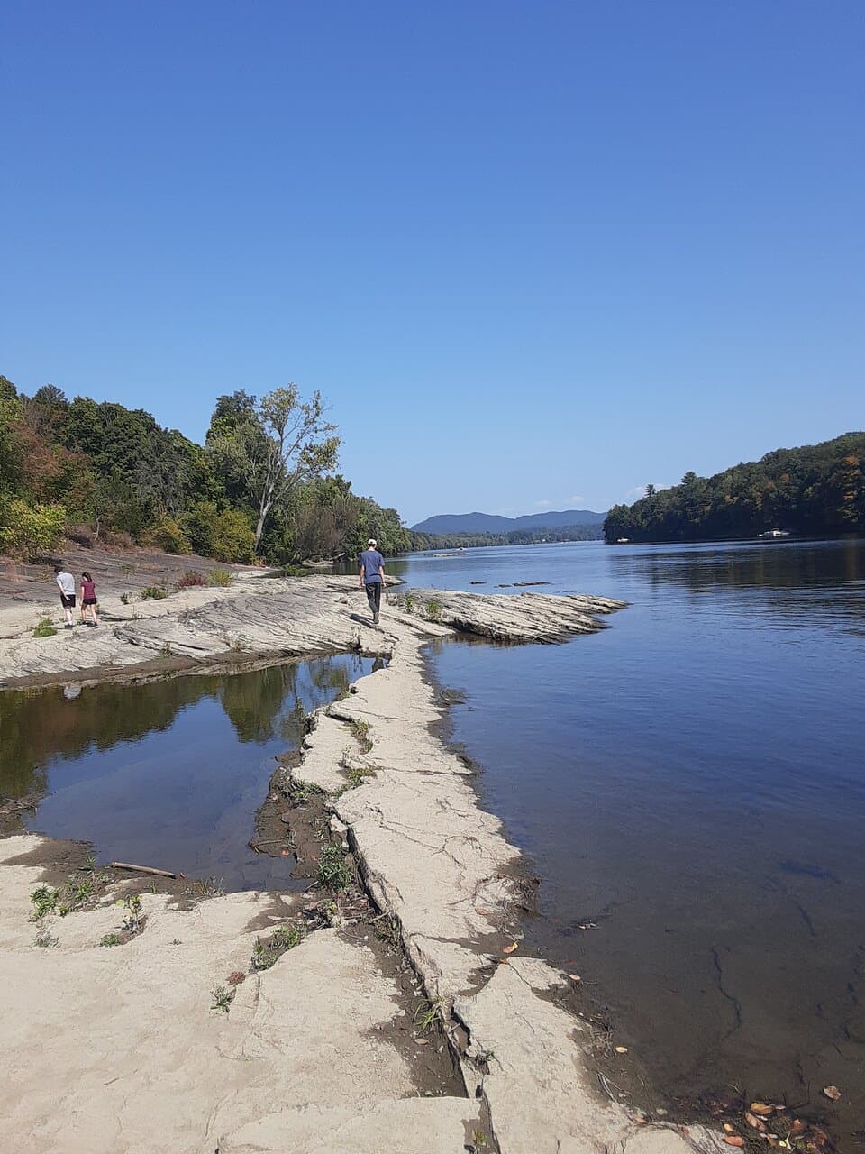 By the Connecticut River.
