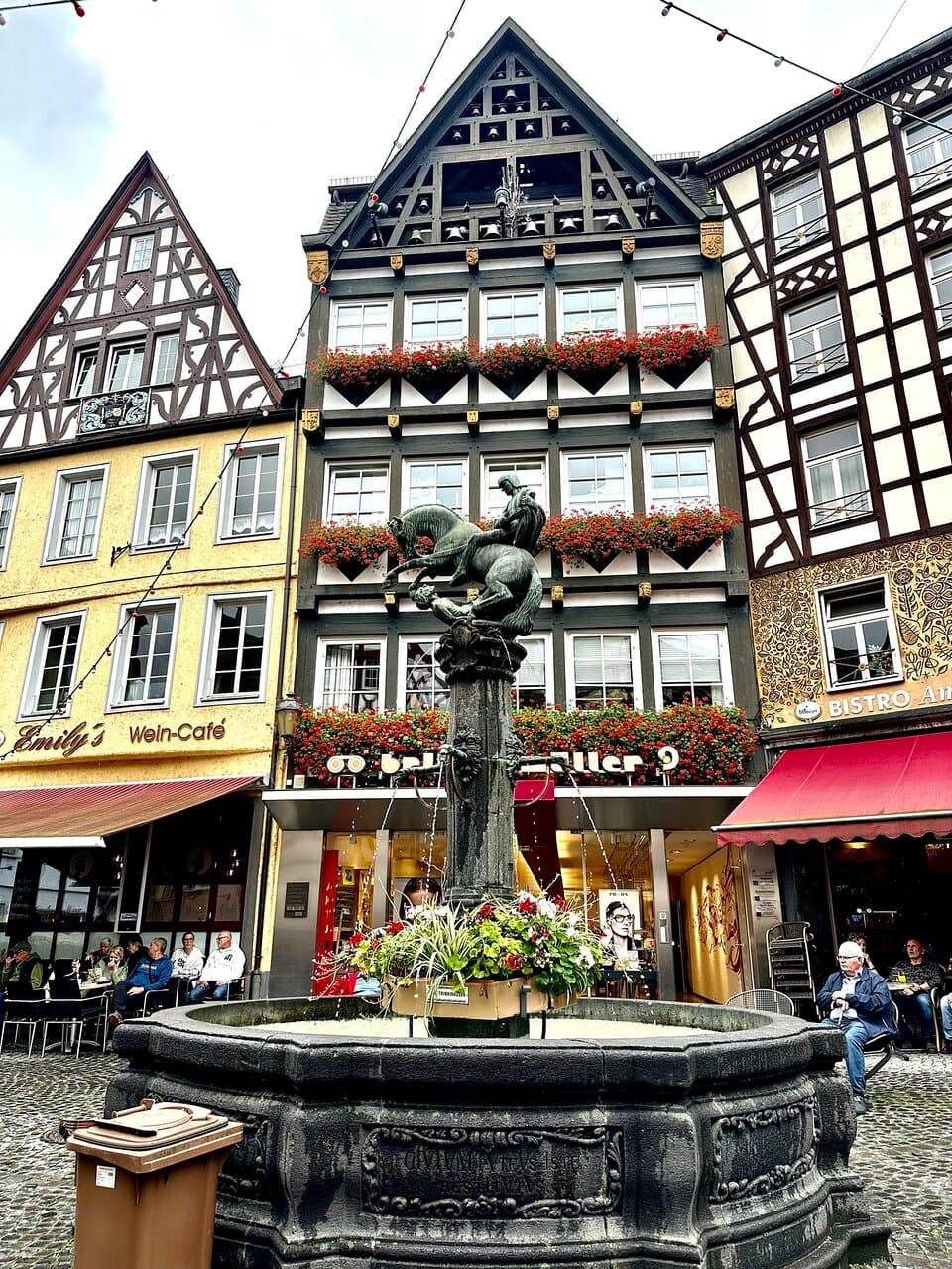 The fountain…