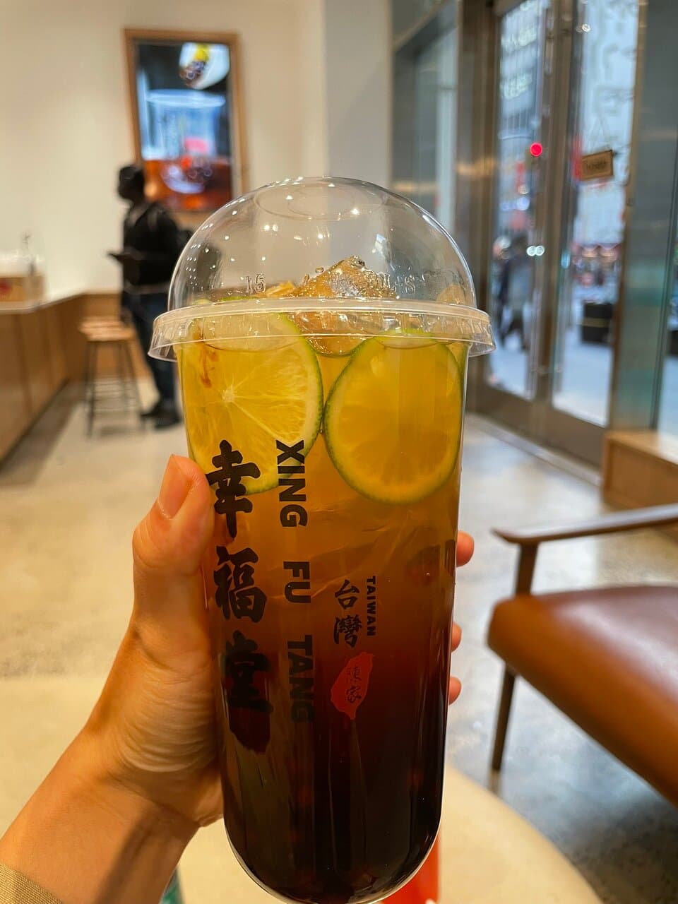 Jasmine tea with honeycomb