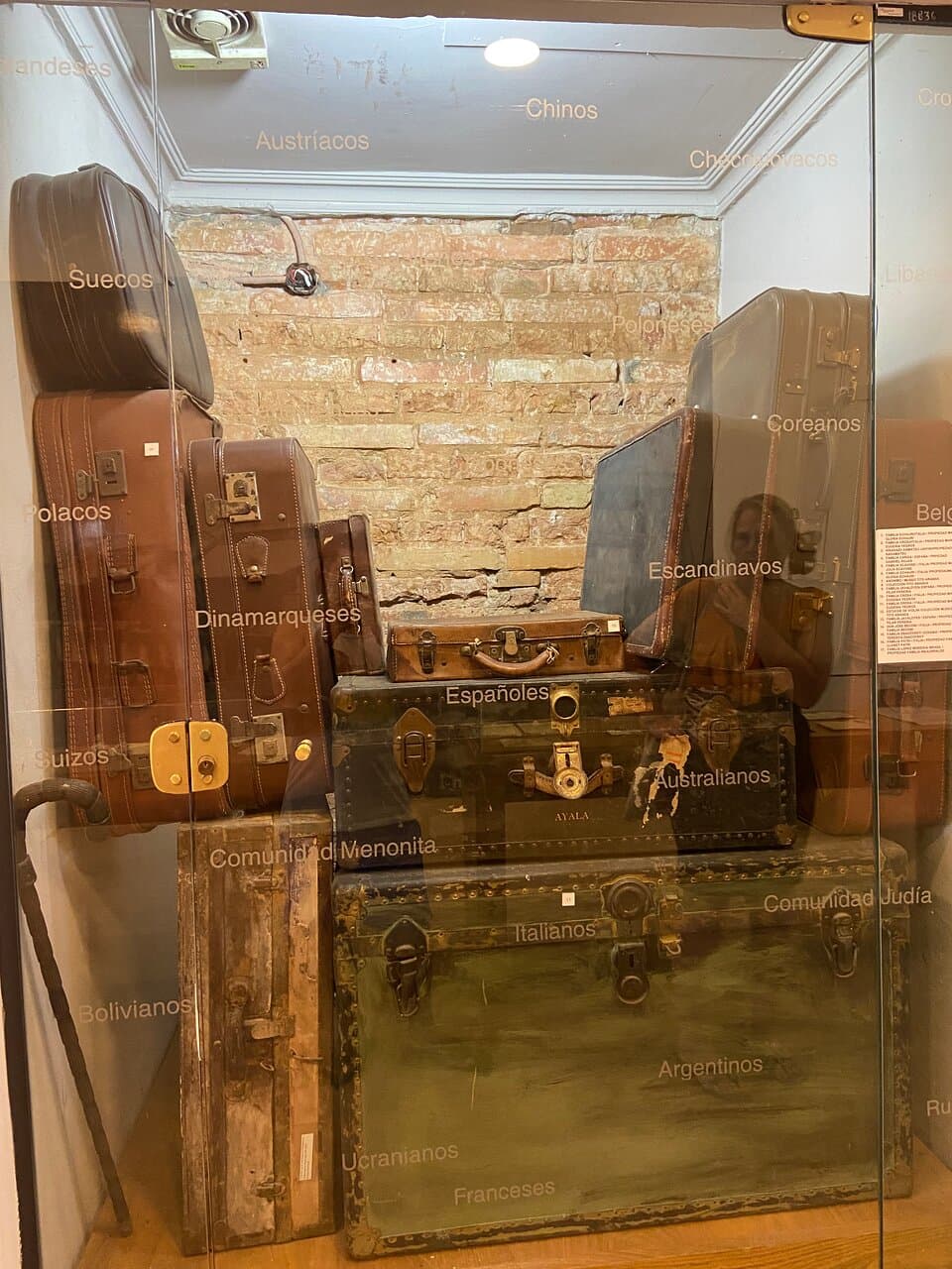 Koffer der ersten Einwanderer