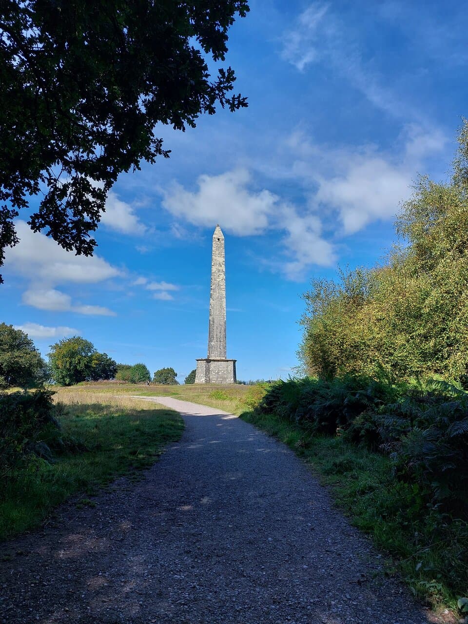 Looking towards the monument