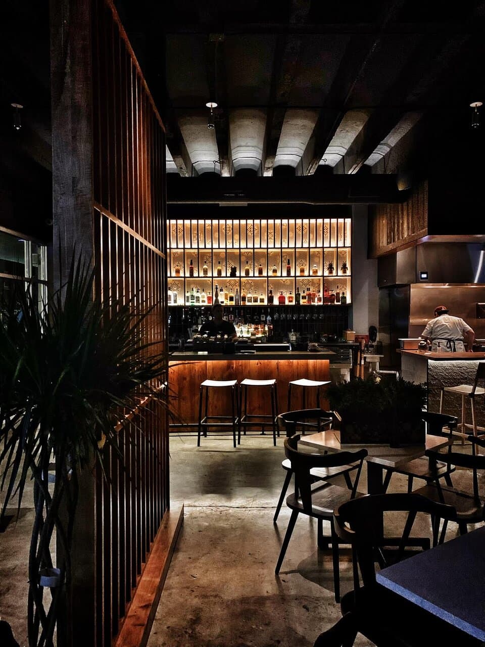 Ambiance that transports you to urban Japan. 