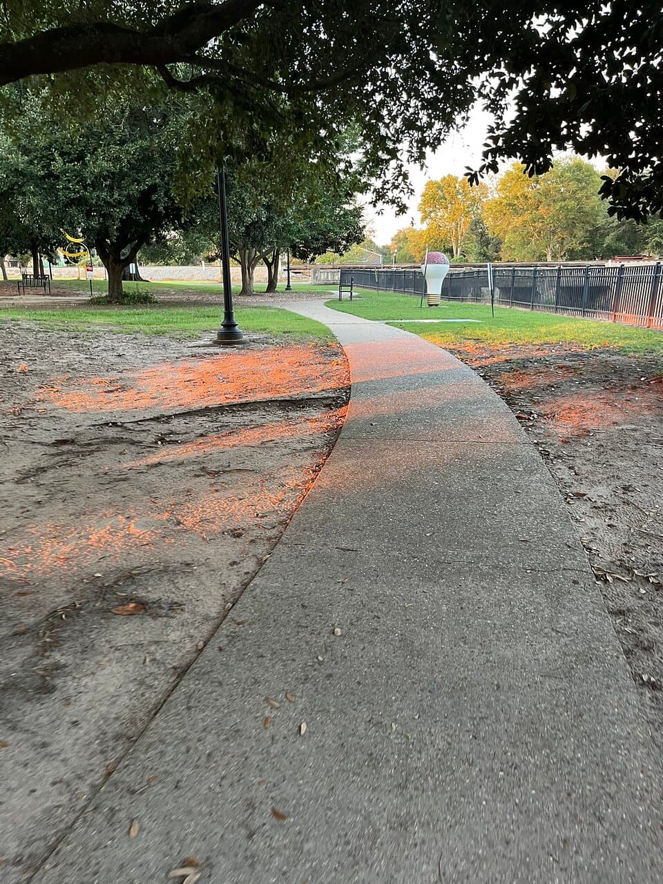 Town Square Park, downtown Hattiesburg, MS