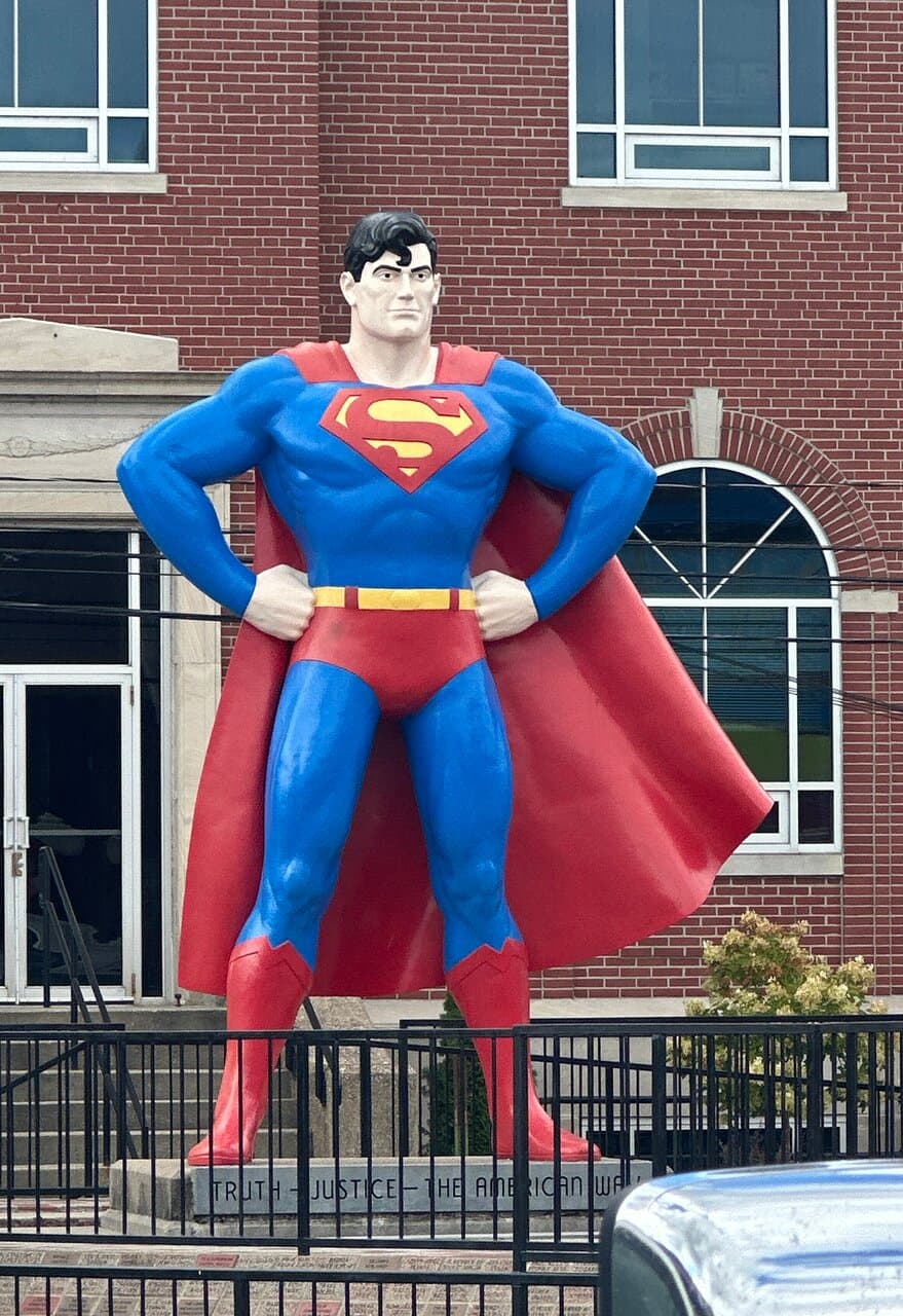 Superman Statue and Superman Museum