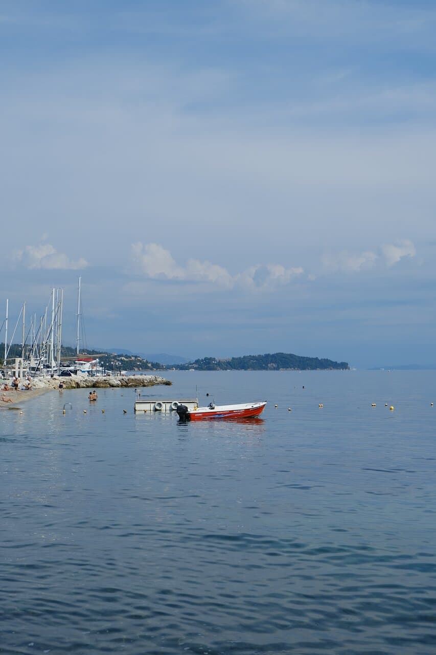 Benitses Beach Corfu Greece