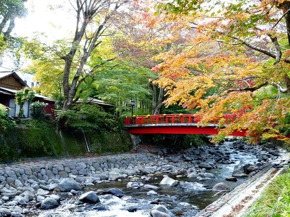 Red Bridge over Katsura River