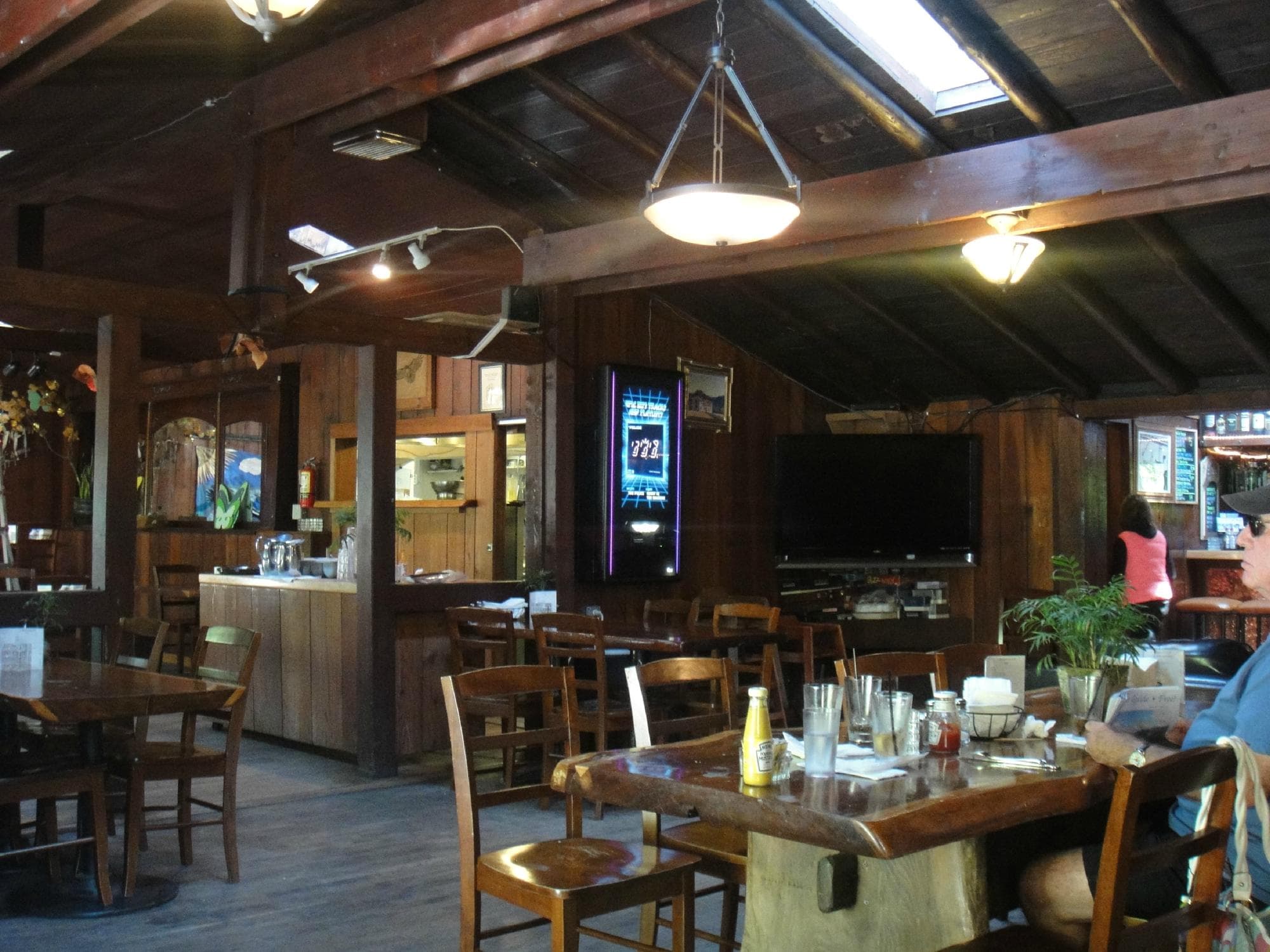 Inside the restaurant