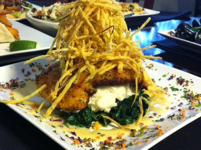 Horseradish Encrusted Grouper