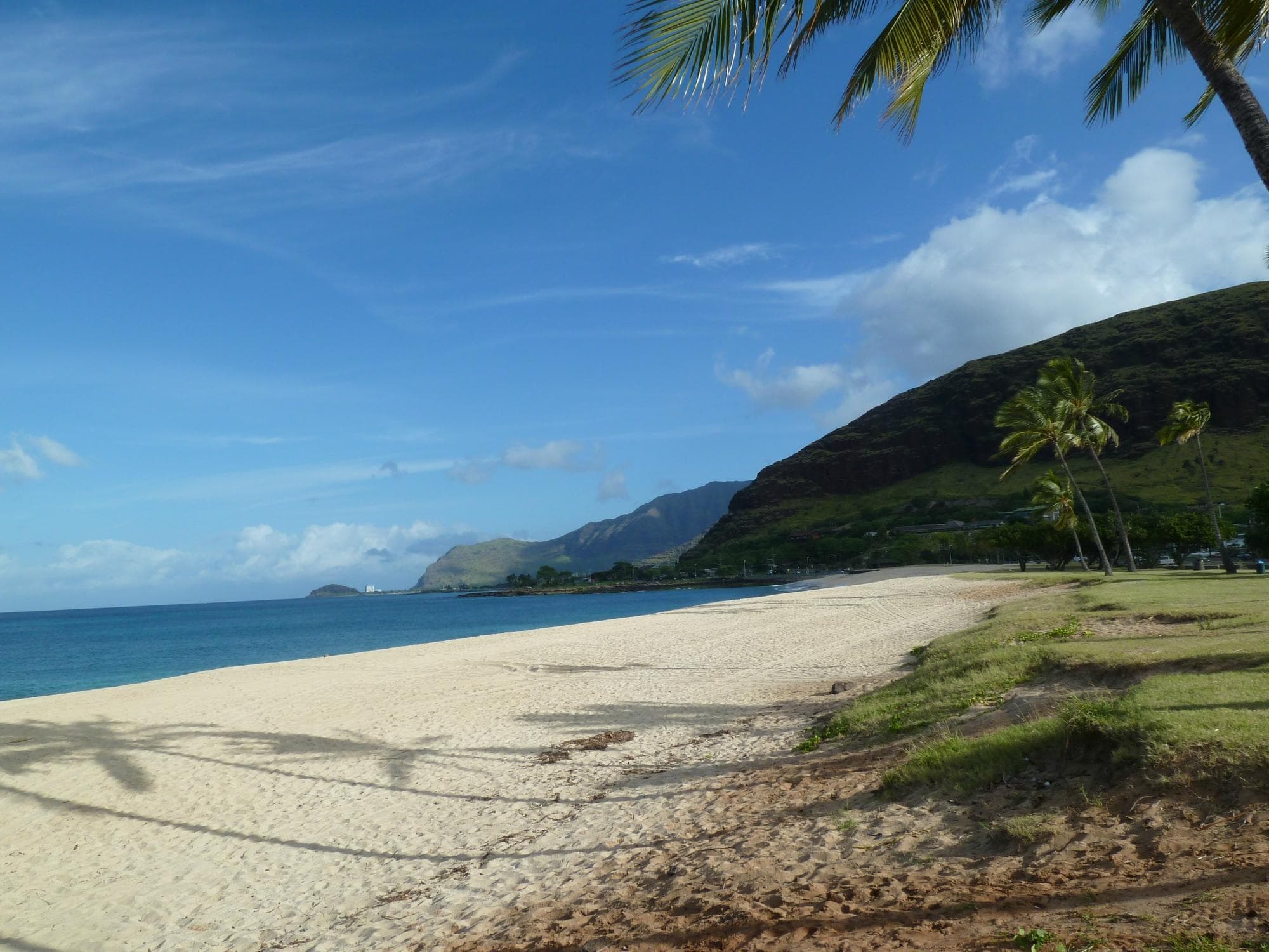 Makaha Beach view to the north
