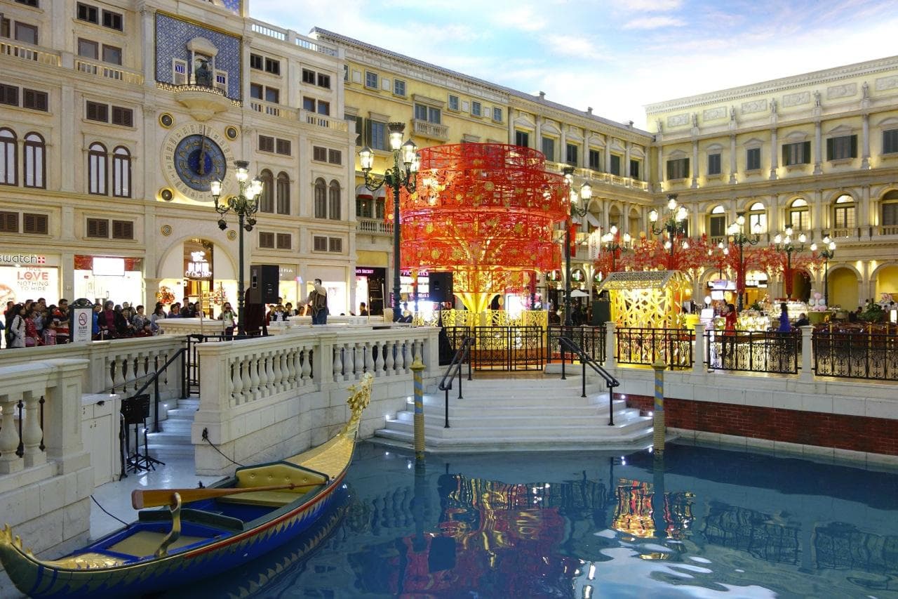Painted ceiling Grand Canal Shoppes