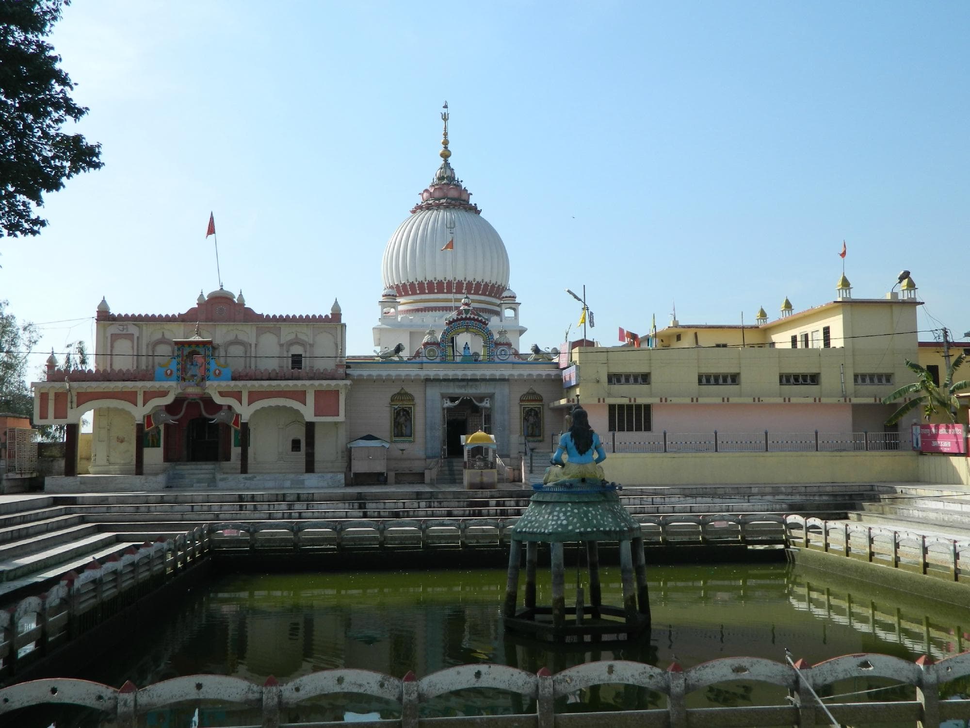                   Front view of temple
                