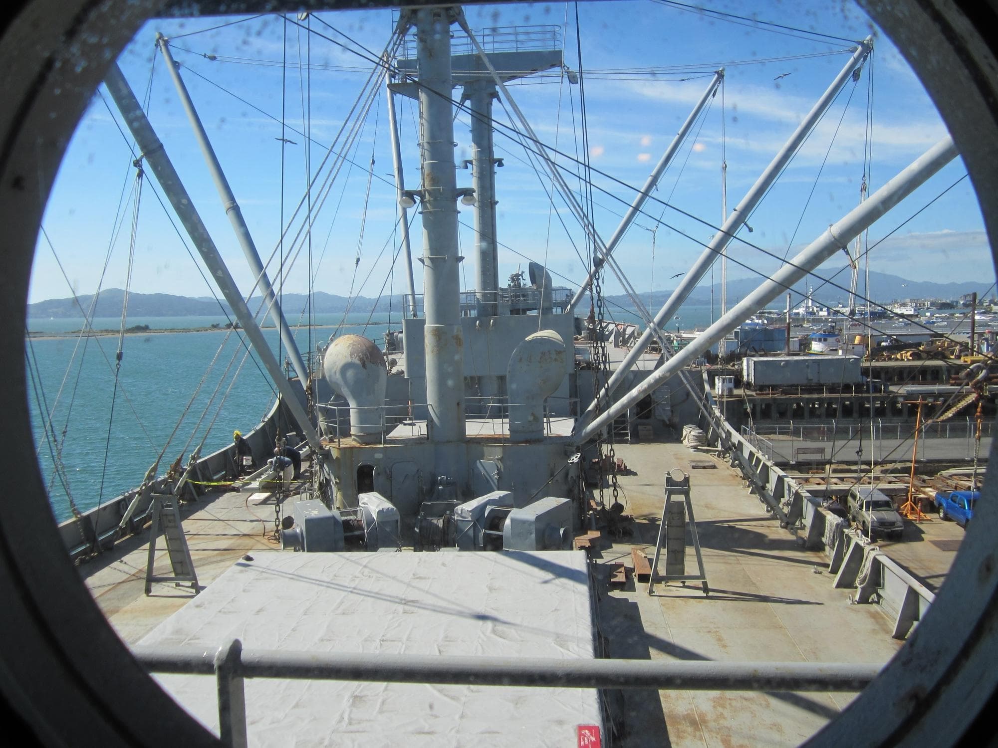                   View from the bridge
                