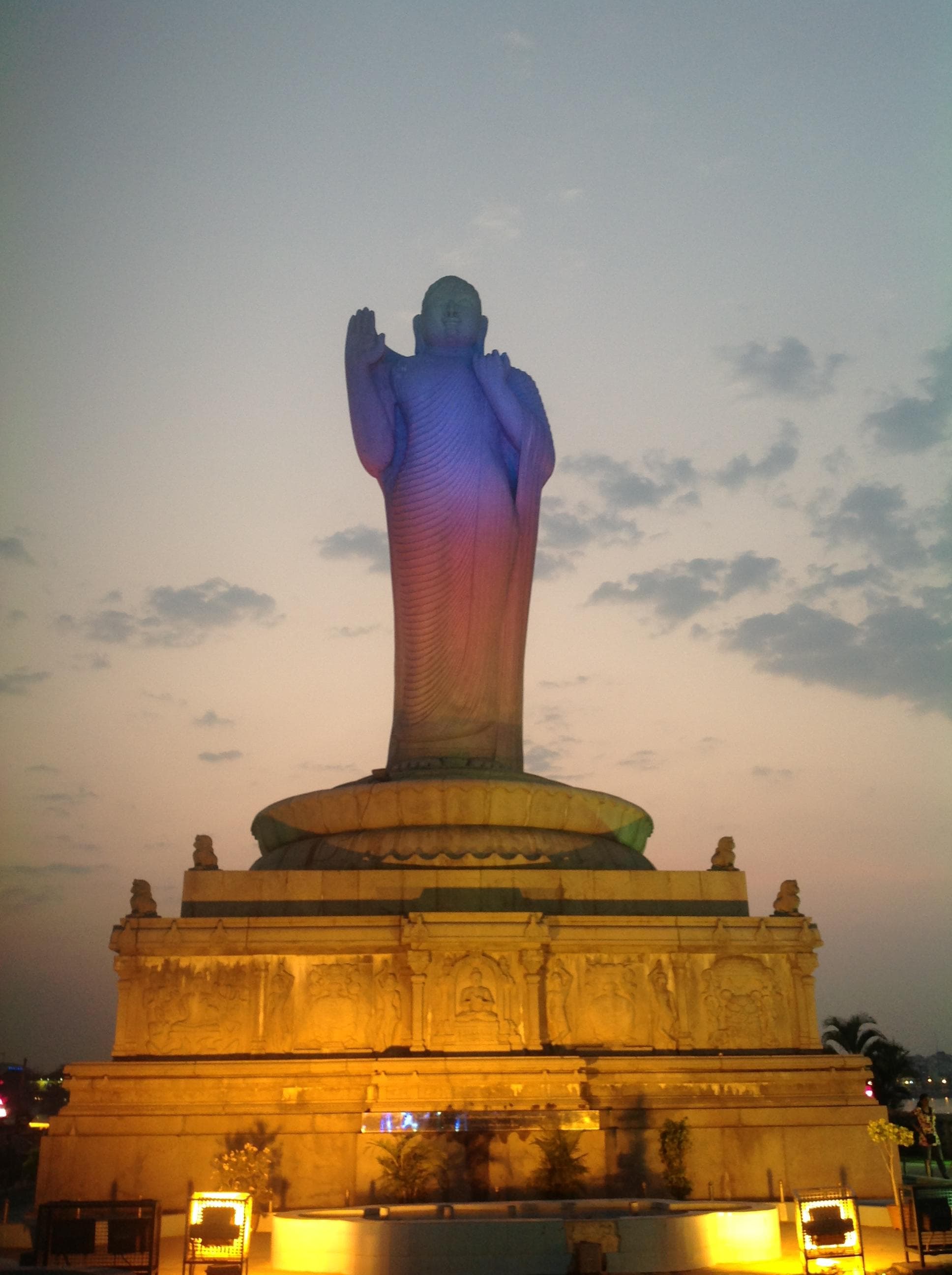 Buddha Statue at Hussein Sagar Lake