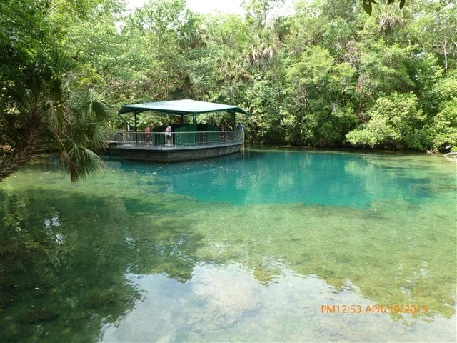 Underwater Observatory above spring
