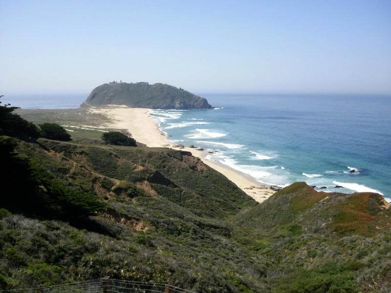 A long, long beach