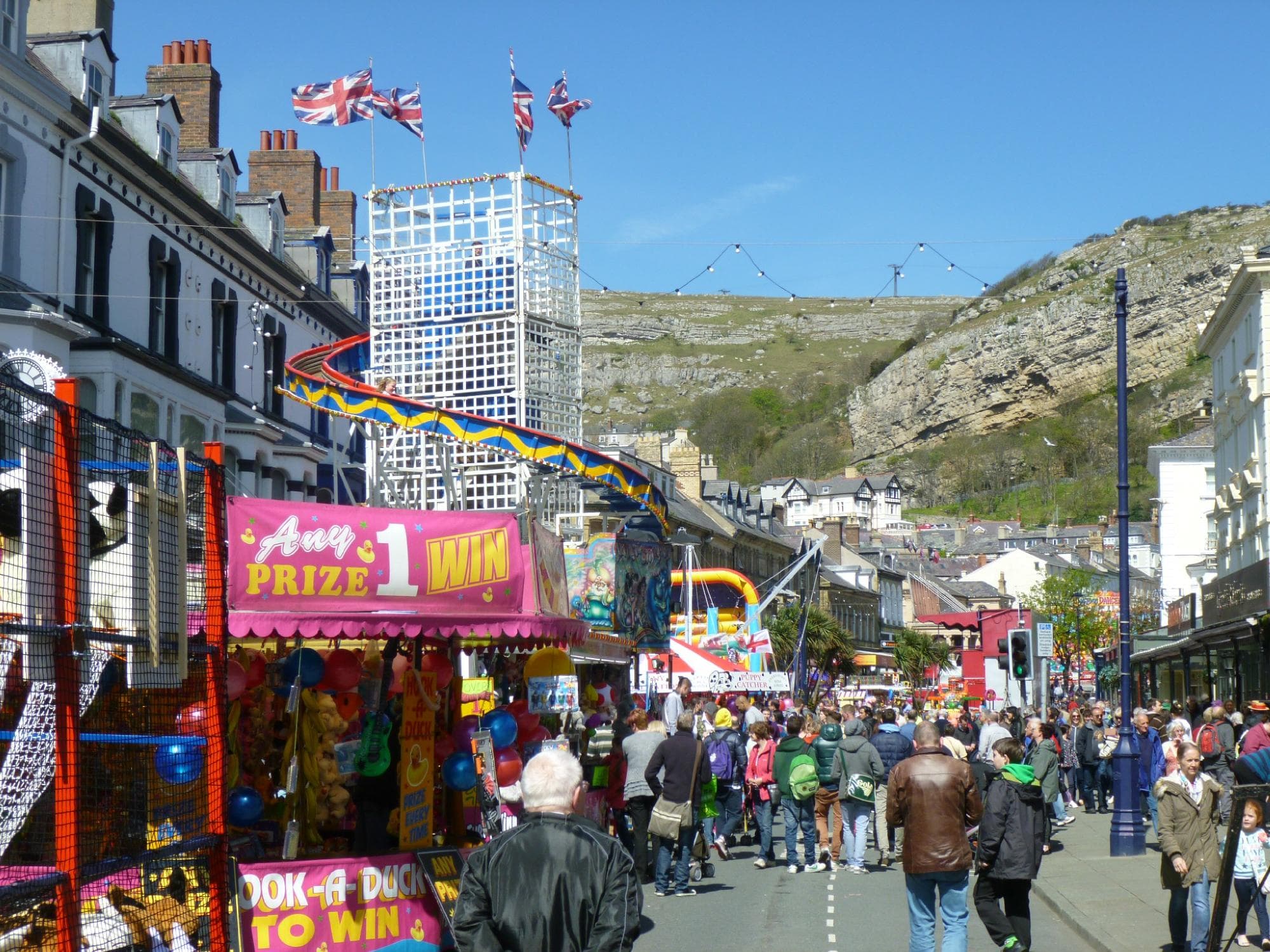 Mostyn Street during the annual Llandudno Victorian Extravaganza