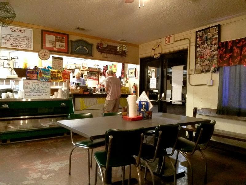 The take out counter area was constantly busy during my visit. Here's a rare lull in the action.