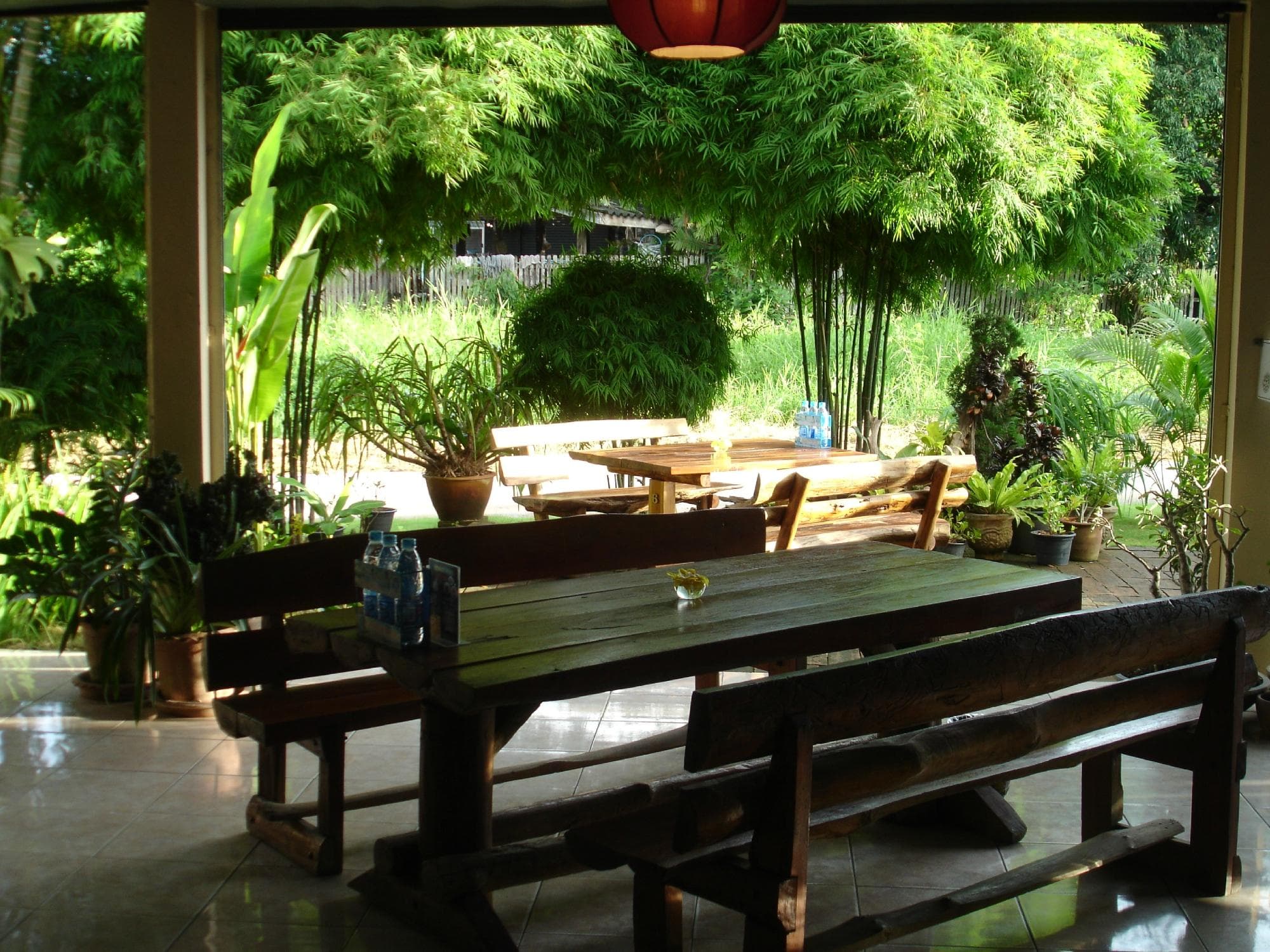 Indoors And Outdoors Sitting