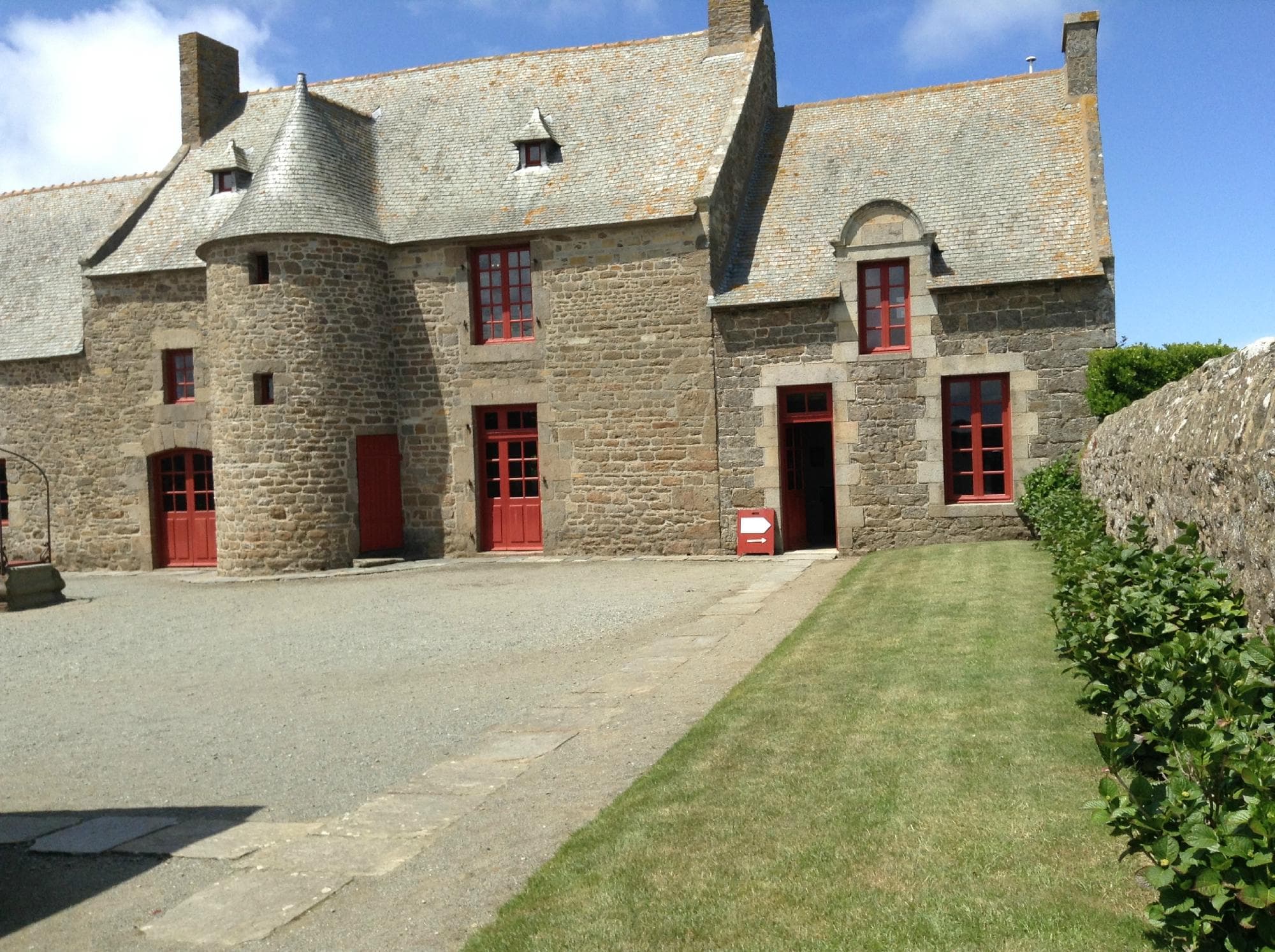 front of manor