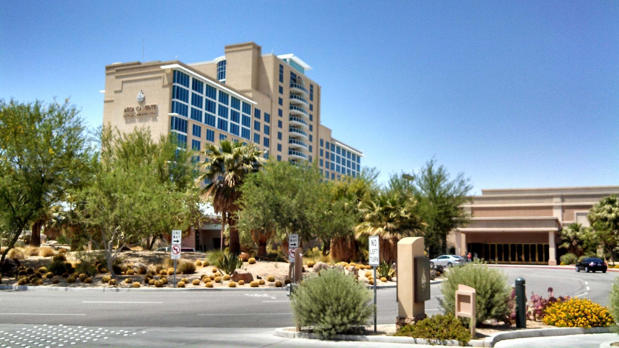 hotel tower and main entrance