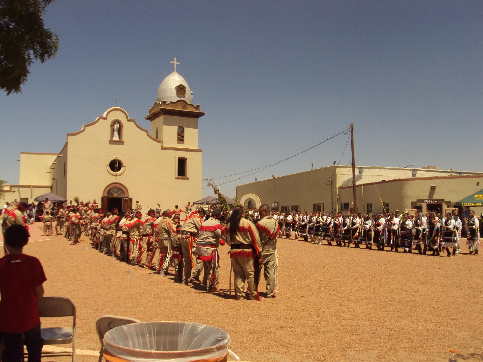 The Tigua tribe built this church centuries ago.