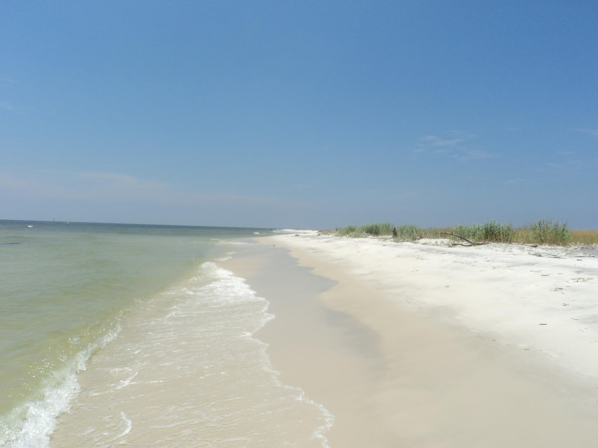 On the beach
