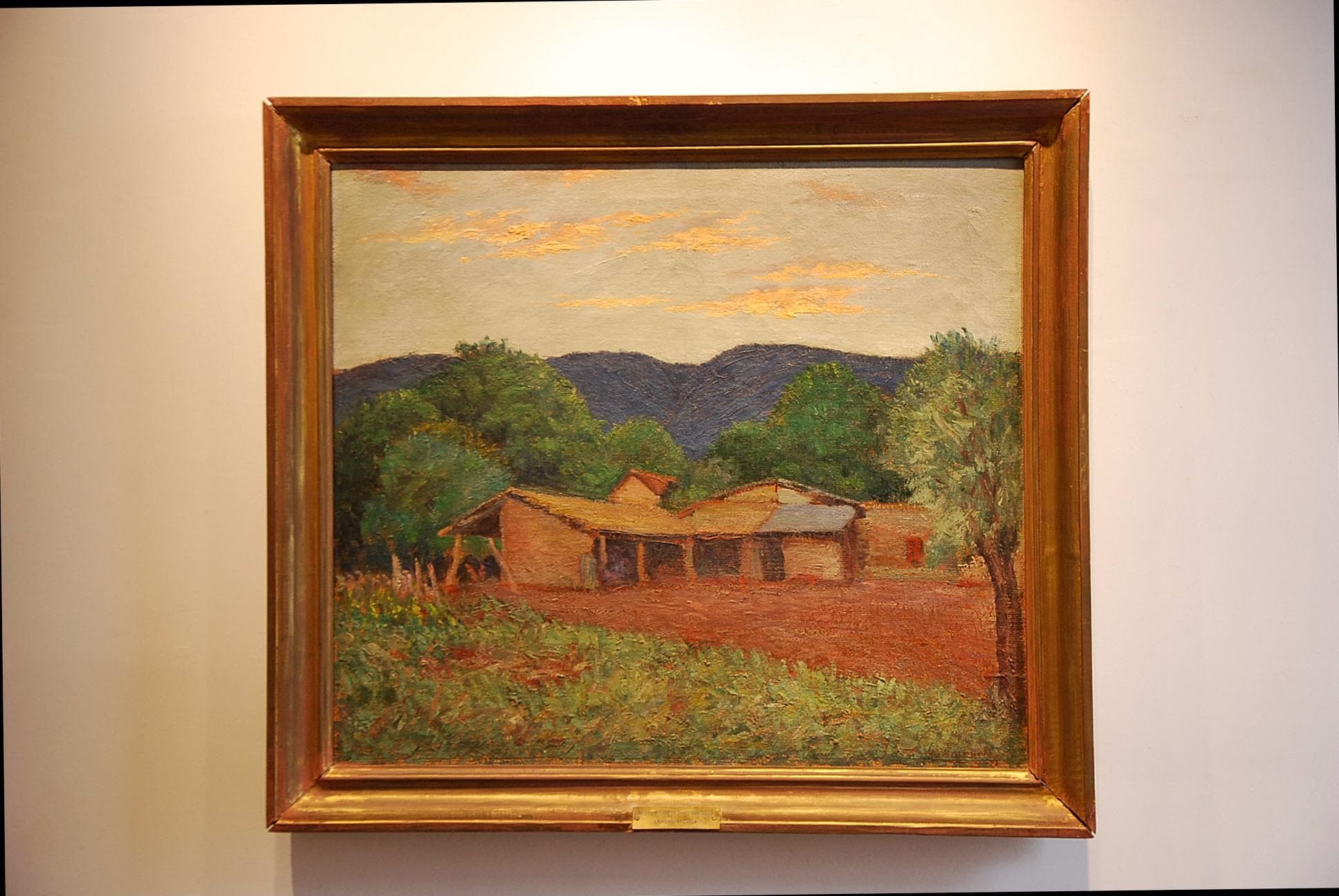 La primera pintura de la serie "Historia de un día".