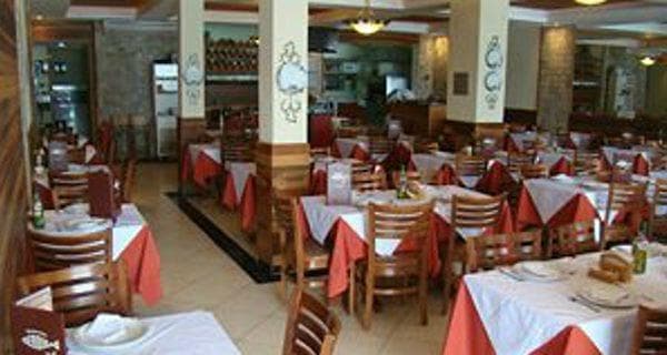 Visão interna do Restaurante