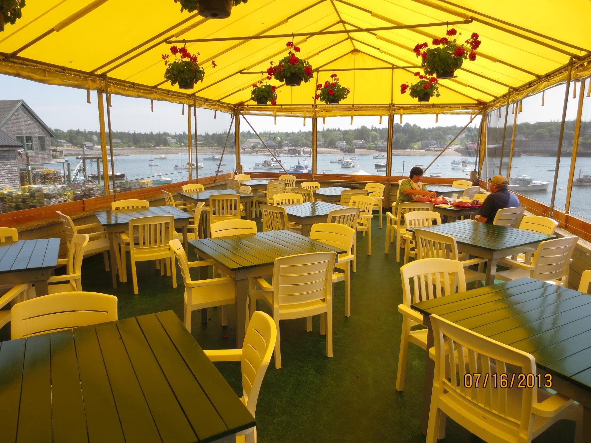 enclosed dining room