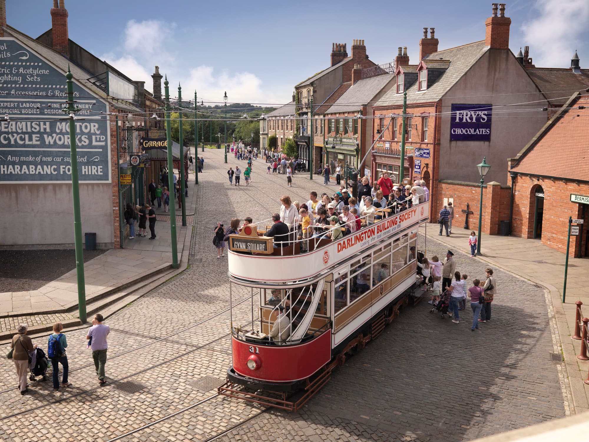 The award winning Town at Beamish