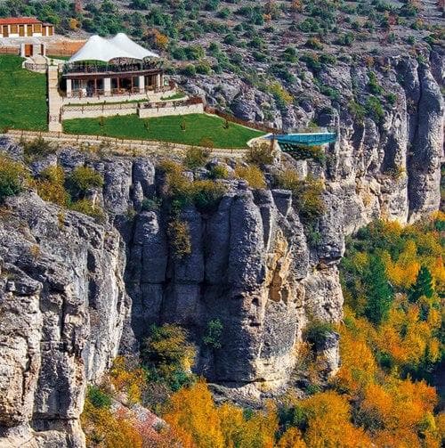 Crystal Terrace in Tokatli Canyon-Karabuk/Turkey