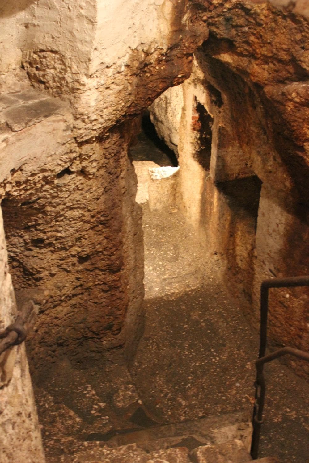 corridors in the cave