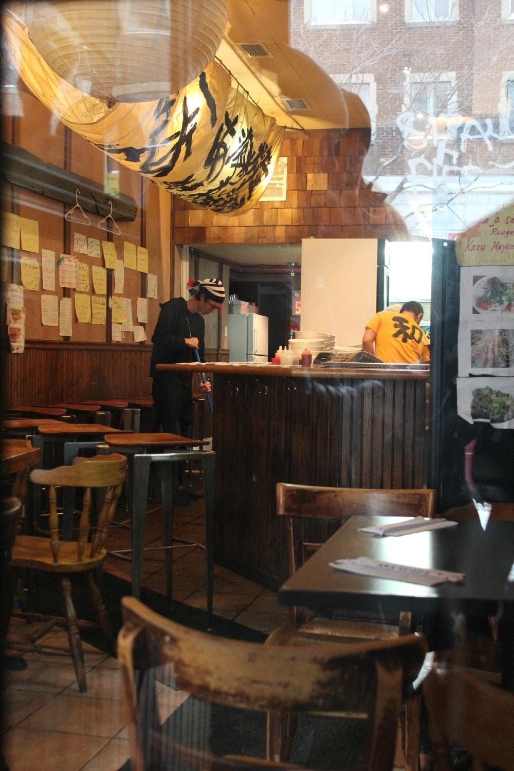 Just before opening...