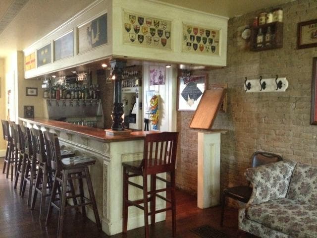 Our beautiful upstairs bar, The GO Too.  Open weekends and available for private party rentals!