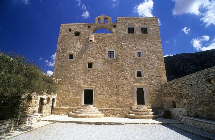 Bazeos Tower courtyard