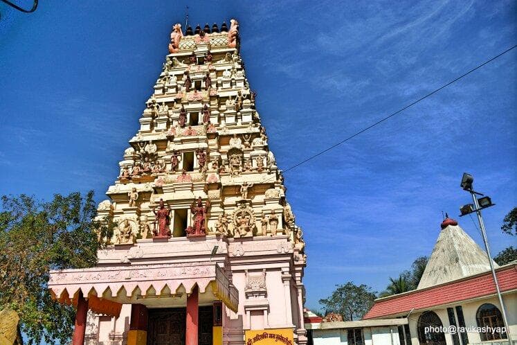 Beautiful temple at the height. .