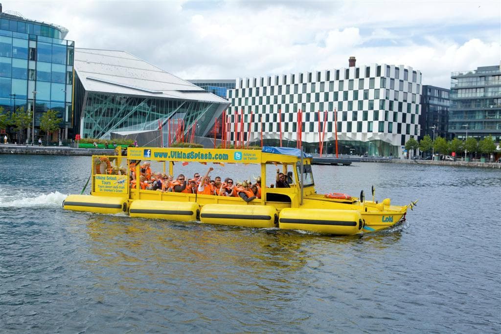 Viking Splash on the water