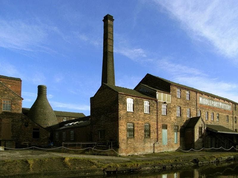 The pottery from the canal side.