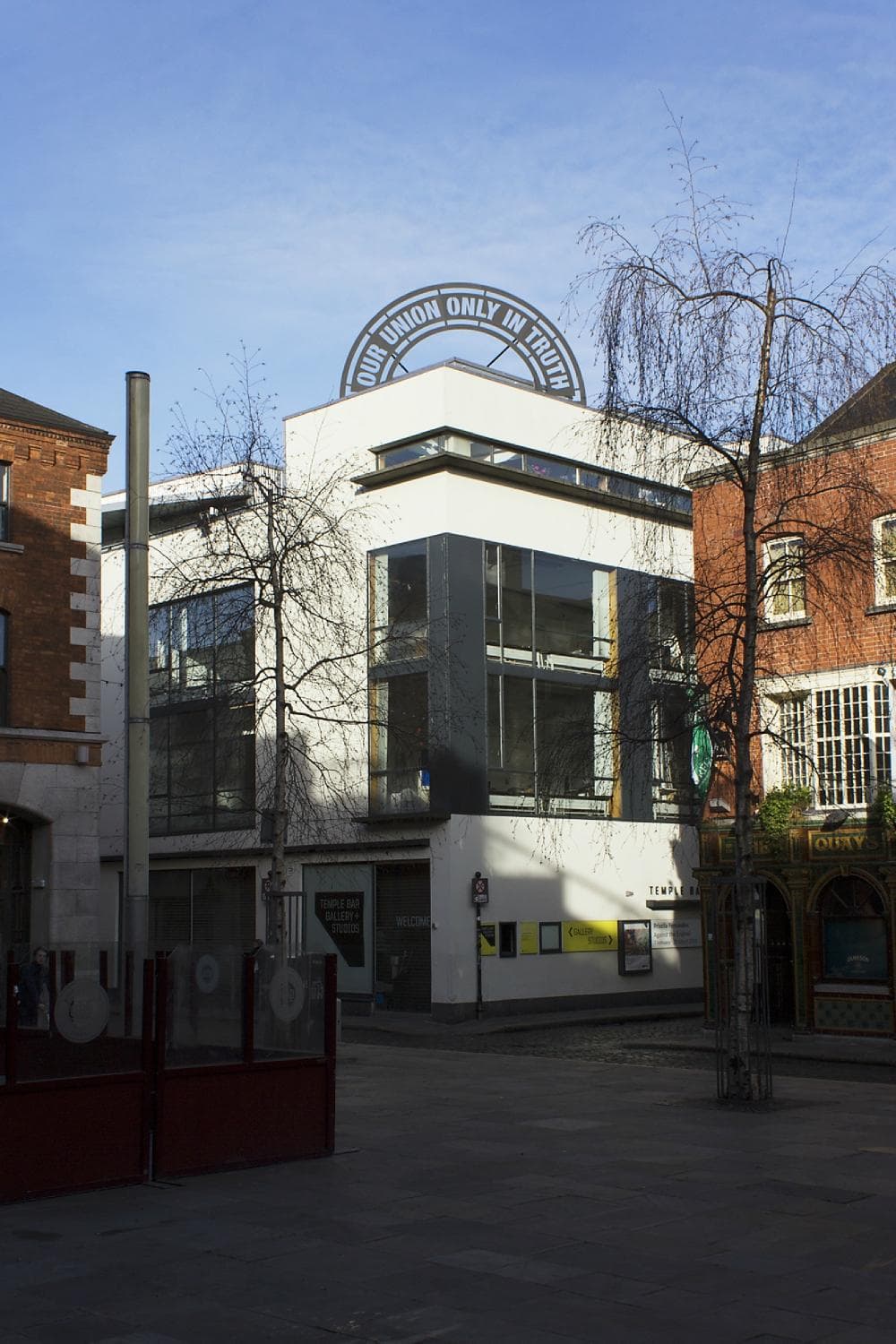 Temple Bar Gallery + Studios, showing 'Our Union Only in Truth' by Garrett Phelan