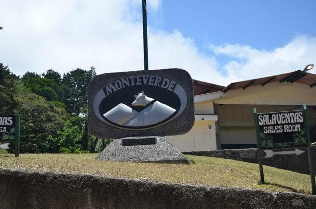 If you see the sign on the way back from the cloud forest, you're here!