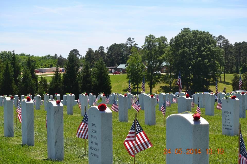 Salisbury National Cemetery 24 May 2014. Photo by Andrea Helms