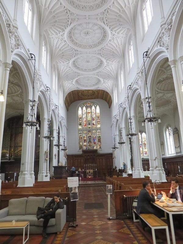 Coffee shop, St Mary Aldermary